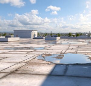 commercial roof leak